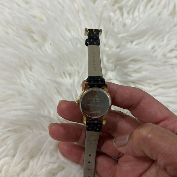 KATE SPADE NEW YORK GOLD POLKA DOT WATCH - Picture 2 of 5